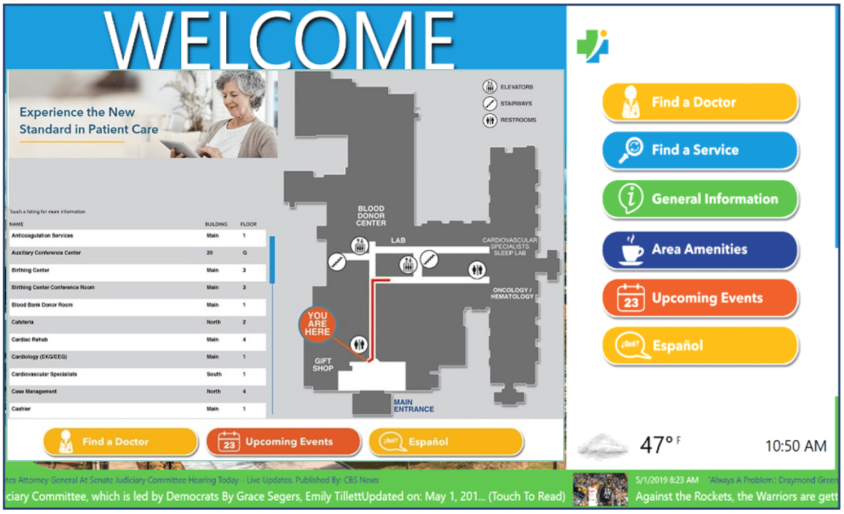 3D Wayfinding Software Wayfinding Hospital 